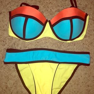 Bikini size Medium runs small more like an XS